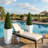 24" H Tall White Pot Planter Set of 2 - Large Indoor and Outdoor Planters for Front Porch and Patio-435096080