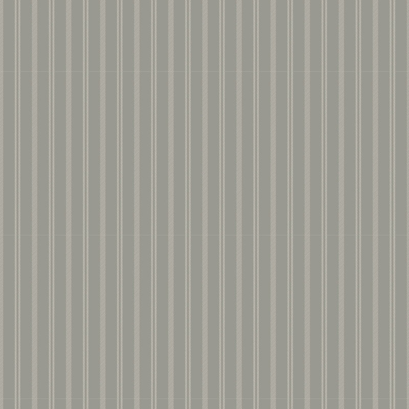 Papier peint rayé sur mesure - Noyer