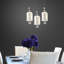 Plafonnier moderne en cristal