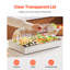 Plateau de comptoir pour distributeur de condiments avec couvercle