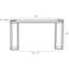 Orsen 62 in. Solid Wood Console Table
