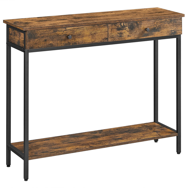 Ahmyla 100cm Solid Wood Console Table