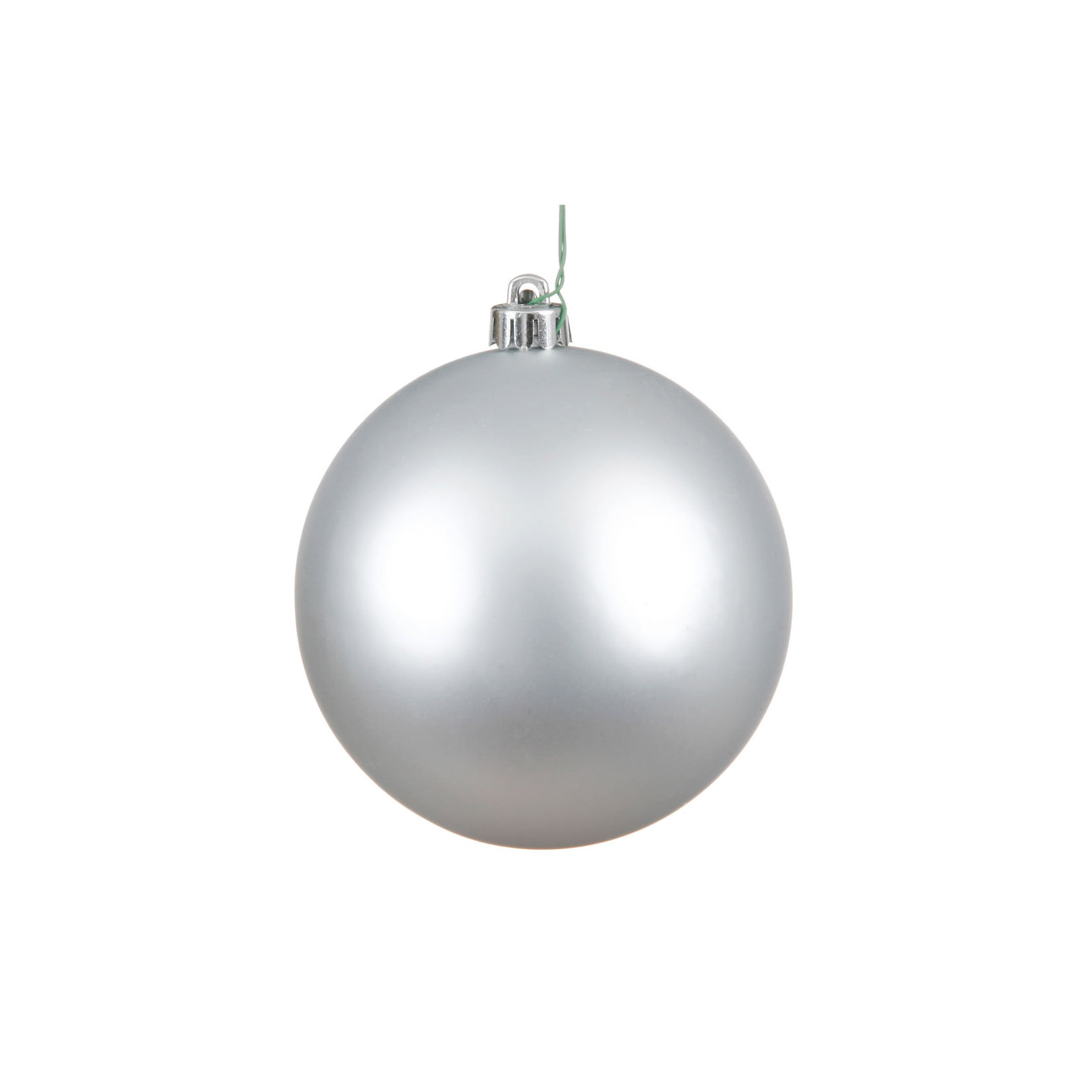 Holiday Solid Ball Ornament, Silver, 15.75" H x 15.75" W x 15.75" D