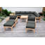 Monterey Outdoor Teak Conversation Set-811188825-847976551