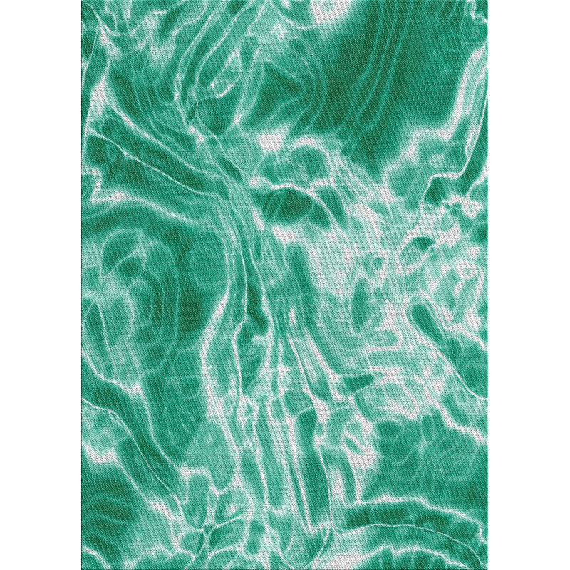 Tapis de la zone verte en laine touffeté à la main Dunaway