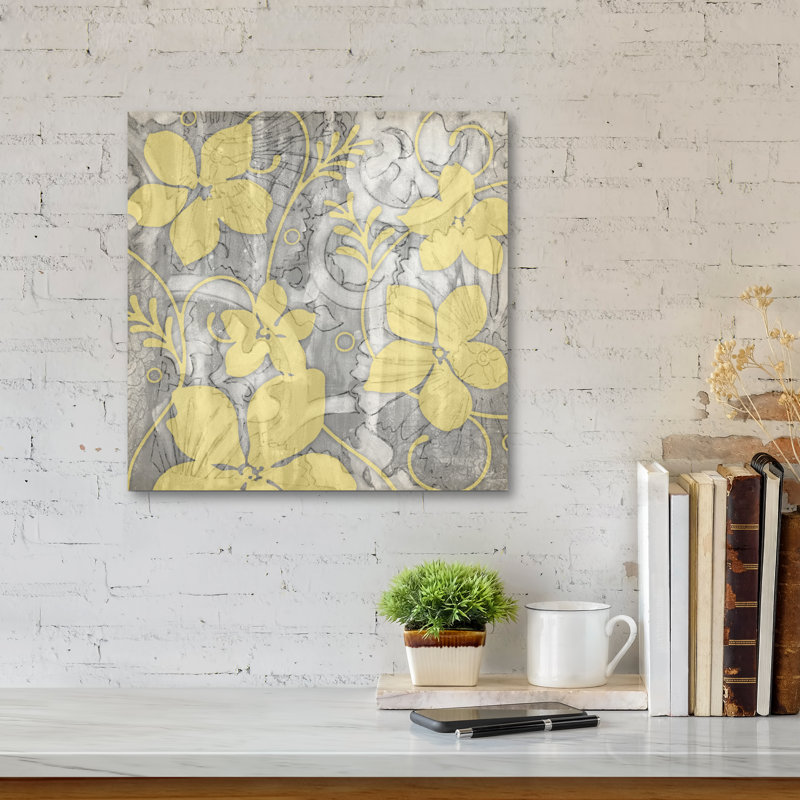 « fleur i », impression sur toile tendue