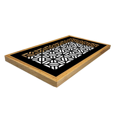 Registre magnétique en métal. Ouverture de conduit 6 x 12 (9 x 15 au total) - Carreaux à ressorts