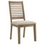 Ensemble de 2 pièces de mobilier de salle à manger en bois brun