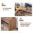 Burlywood L Shaped Solid Wood Corner Writing Desk-1733854221-1733854220