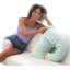 Coussin en coton Boyfriend-33653000