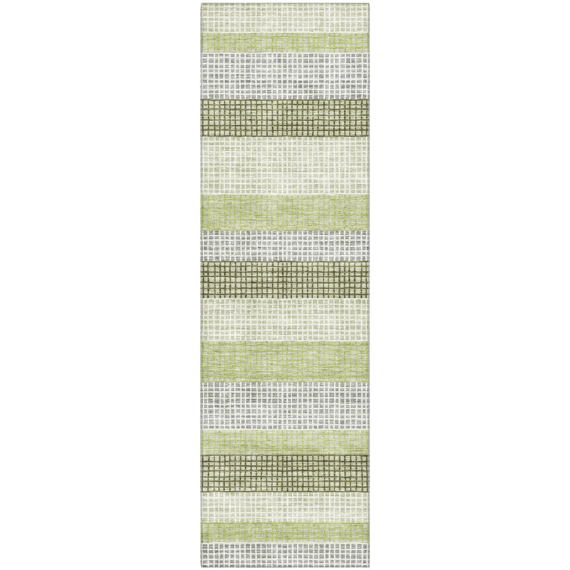 Premium Machine Washable Ansley Stripes Rug, Runner 2'3" x 7'6"