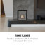 Klarstein 50cm W Black Ethanol Fireplace