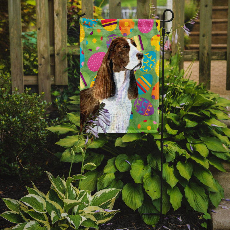 Drapeau de jardin Atara, Épagneul springer (brun et blanc)