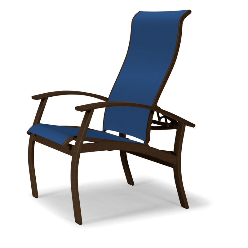 Chaise de patio Askar, Cobalt 35D Sunbrella®, Kona, Kona texturé