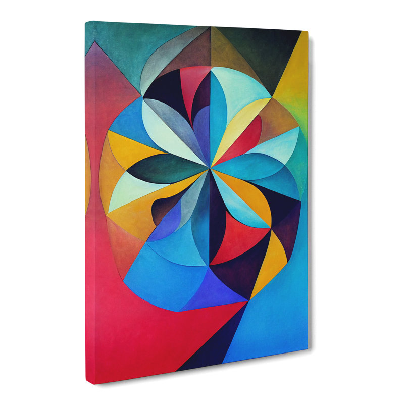 Teanna Floral Mandala Style Vol.1 - Wrapped Canvas, 76cm H x 50cm W x 3cm D