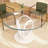 Tempered Glass Round Table Top - Diameter 39.97", Thickness 3/8 inch