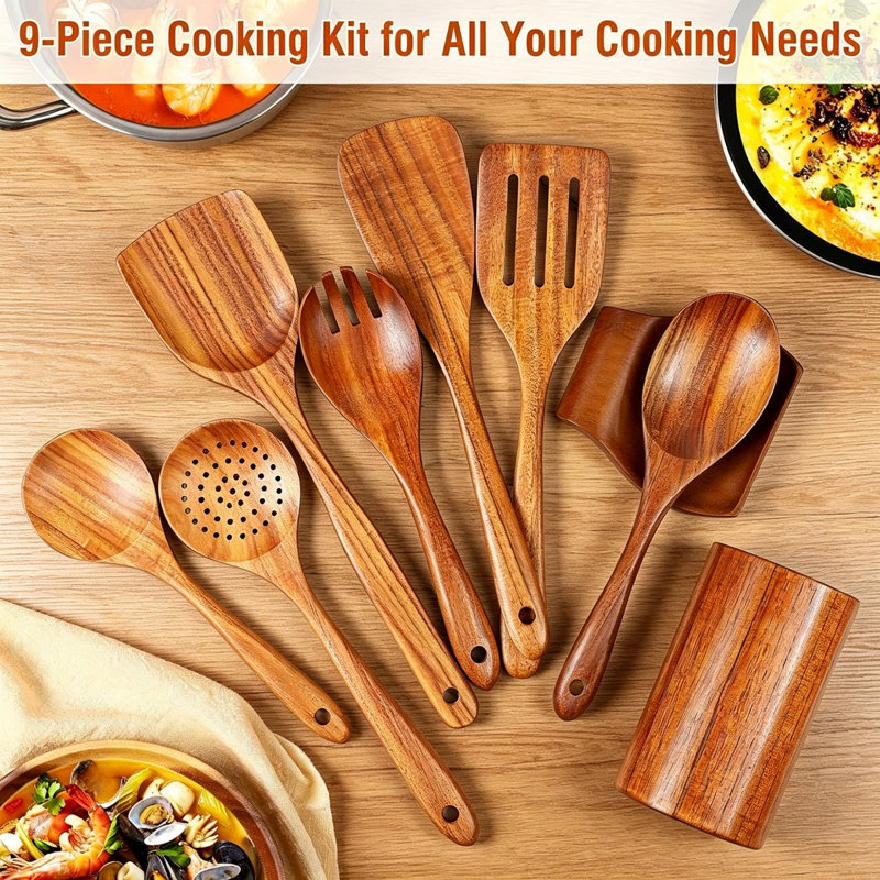 Fcbnposi 9 Utensil Set
