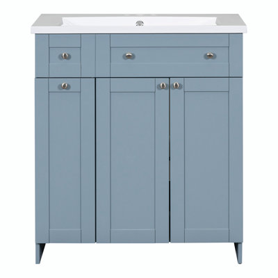 Meuble-lavabo simple 30 po avec plateau Ardean