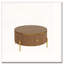 Table basse ronde moderne avec 2 grands tiroirs-399653580