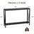 2 Tier Narrow Console Tables, Behind Couch Table for Living Room, Foyer, Corridor, Office, 29.9" h x 43.3" w x 9.8" d-915177680