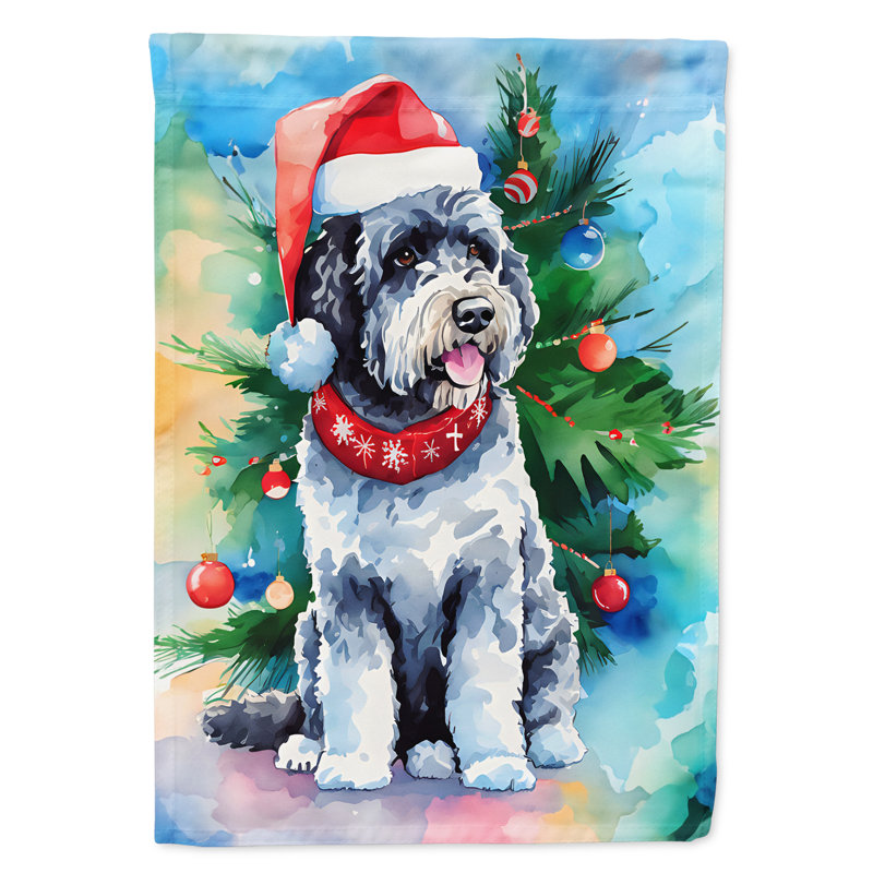 Double Sided Polyester Christmas, 40" H x 28" W