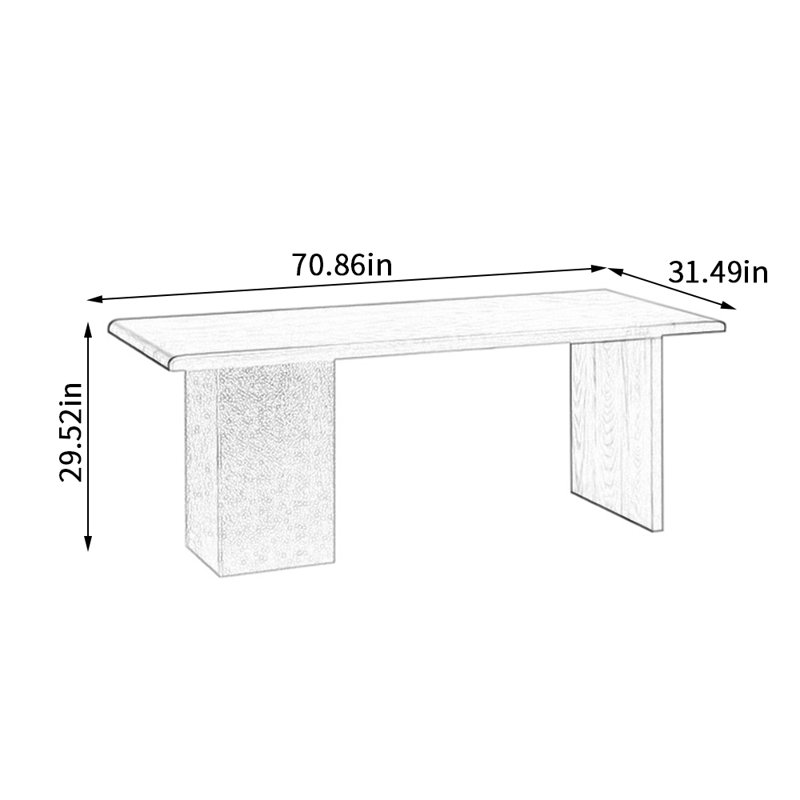 Merrifield, 29.52"H x 70.86"L x 31.49"W