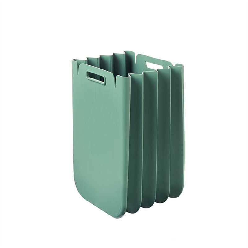 Laundry Hamper with Handles, Green