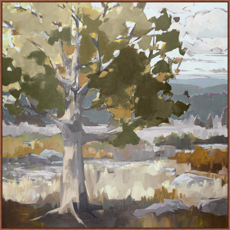 Backyard Tree Print