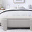 Banc rembourré avec grand espace de rangement-938489405