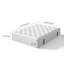 Matelas hybride en mousse à mémoire de forme et lit à ressorts ensachés-976802129-976802130
