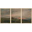 " Historic Stonehenge Mysterious Nature Landscape Illustrations Modern Art Decor Rustic Relax " 3 - Pieces-98696438-98696439