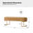 Ferdinand 46" W Channel-Tufted Upholstered Bench-600450000