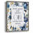 Indigo Scripture Framed Print - Solid Wood-1241180918