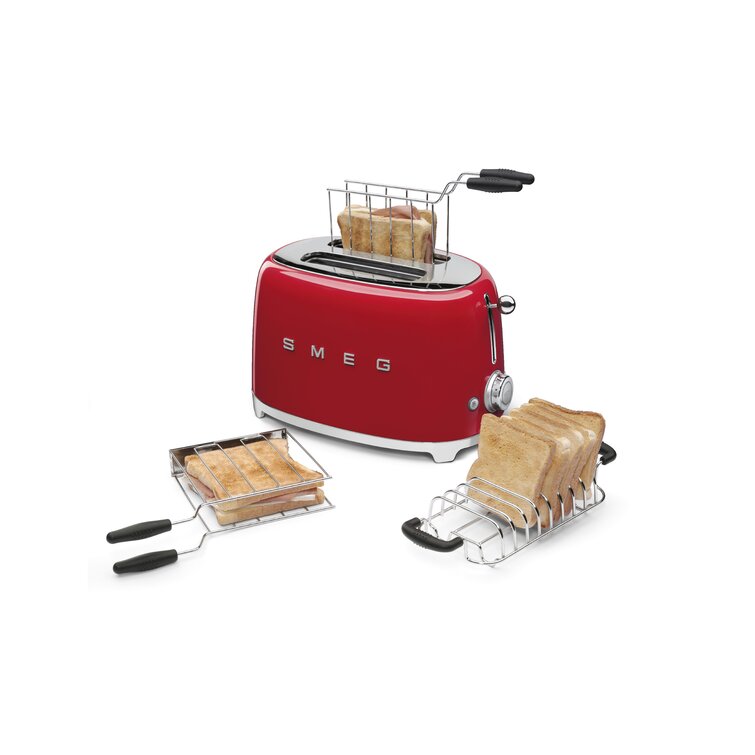 Smeg 2-Slice Toaster in 2023  Appliances design, Toaster accessories,  Toaster