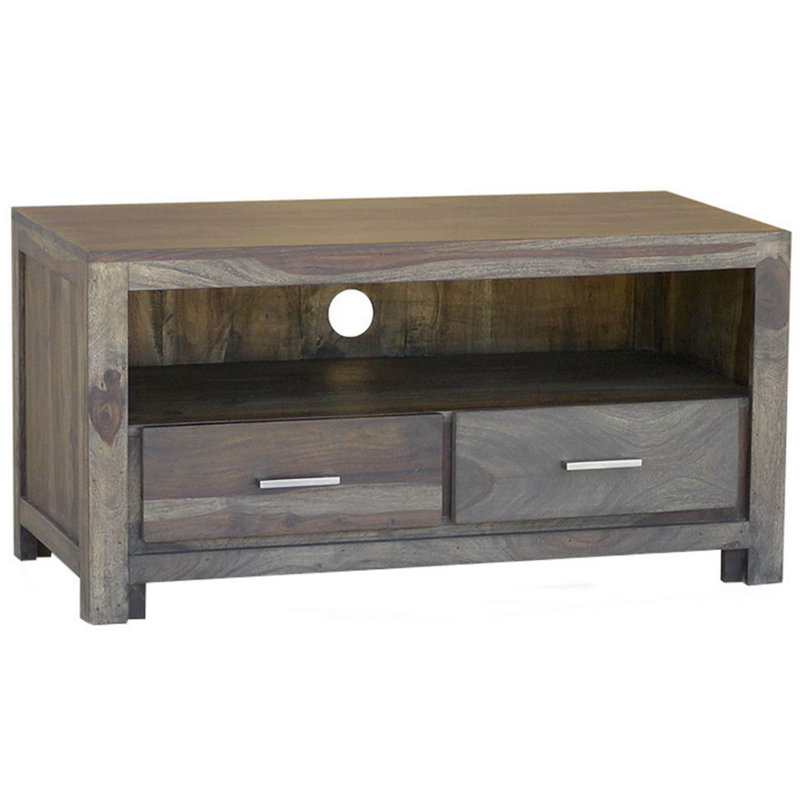 Metro Polis Unfinished TV Stand for TVs up to 43", Grey