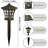 Low Voltage Solar Powered Integrated LED Pathway Light Pack