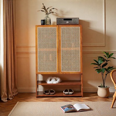 Japanese style storage home shoe cabinet