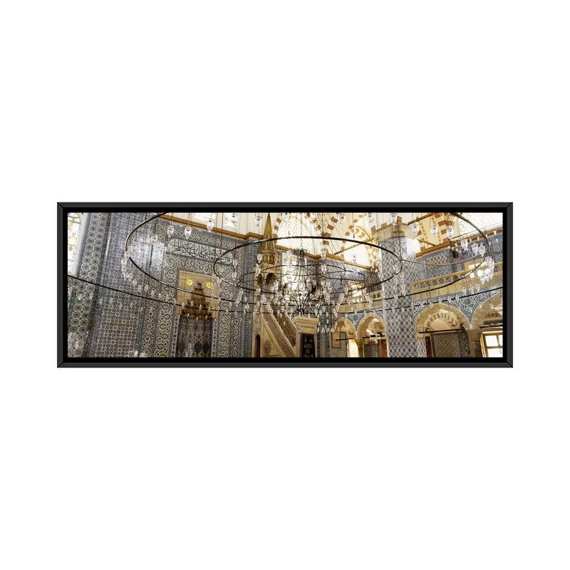 « rustem pasa mosque, istanbul, turquie », reproduction de photo sur toile, H 24 po x l 72 po x P 1,5 po