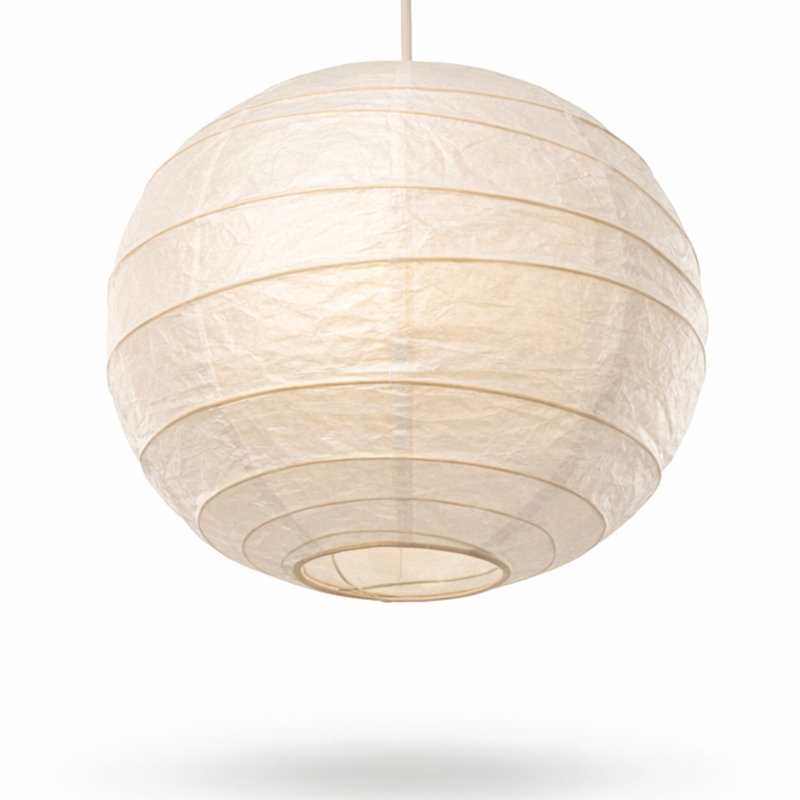 Irregular Paper Sphere Pendant Shade, 40 cm W