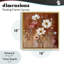 Cadre flottant de la collection Mocha Flowers, design par Sara Culpepper-192416450-192416451