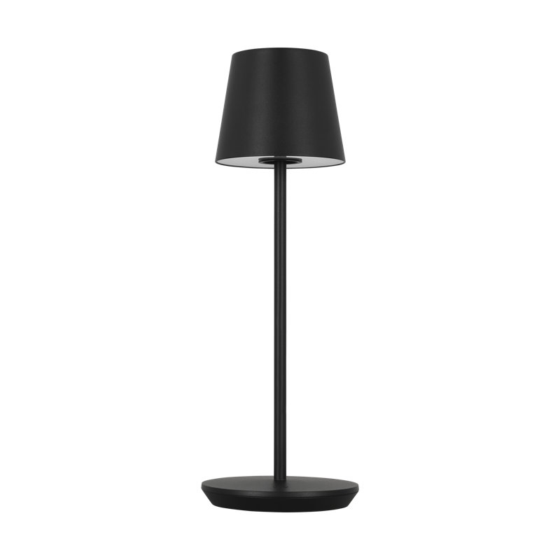 Nevis Accent Rechargeable Table Lamp, Black