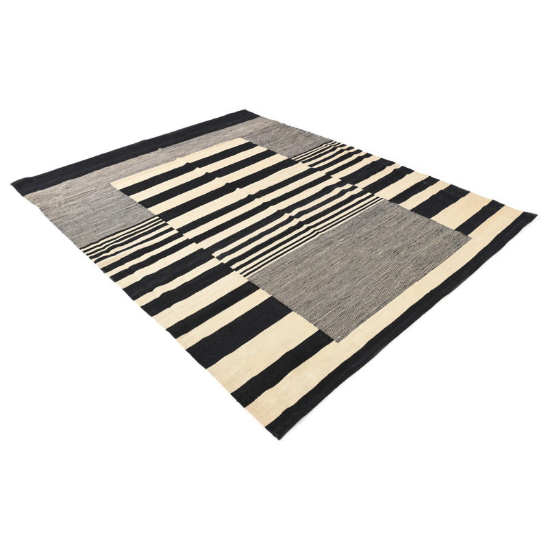 Tapis noir Noor