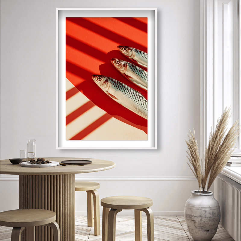 Coast Catch Print by Oliver Gal, 25.5"H x 17.5"W, White Shadowbox