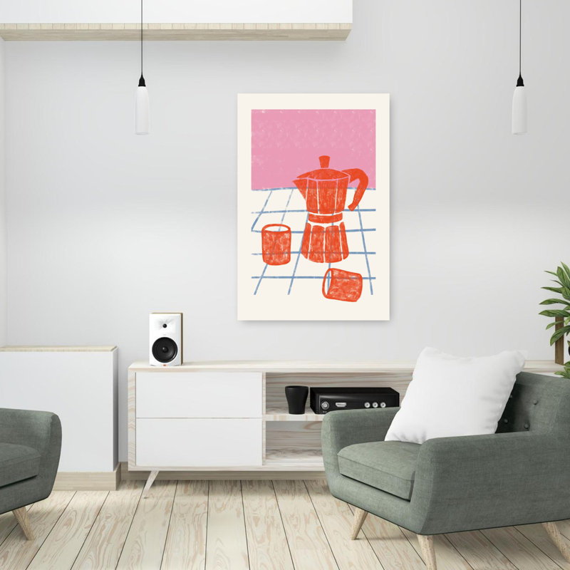 Contemporary Art Modern Vibrant Abstract Art, 36" H x 24" W