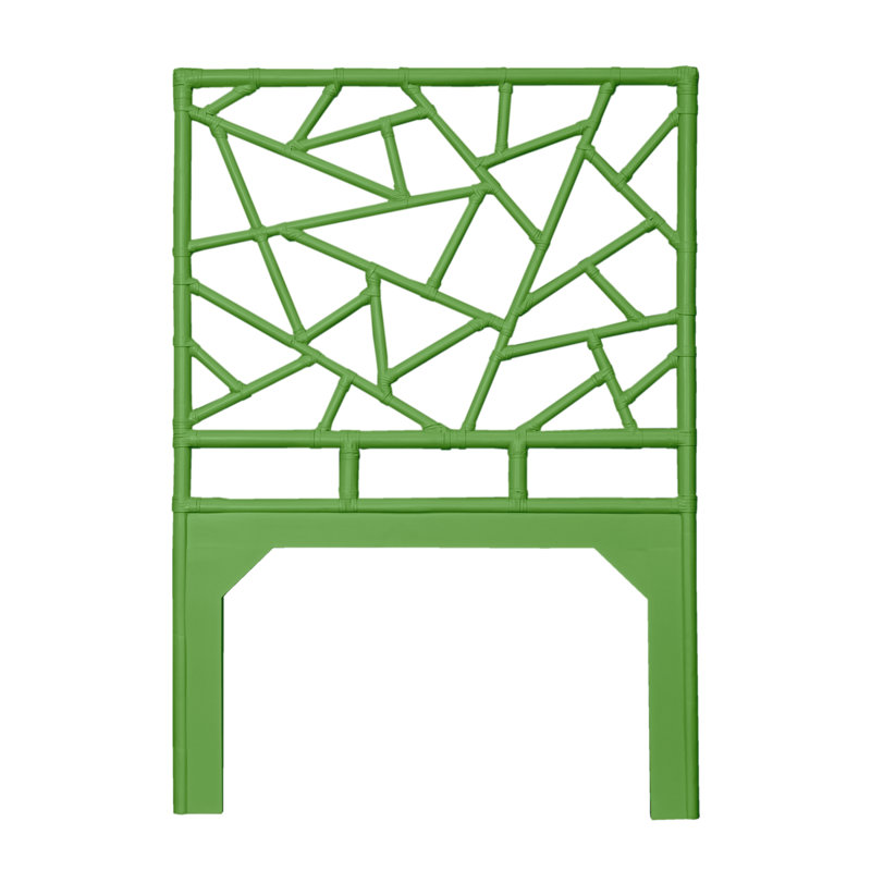 Tiffany Collection Open-Frame Headboard, Bright Green, Twin