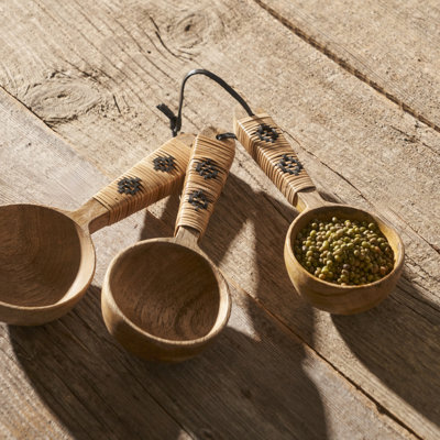 Varna Mango Wood Measuring Spoon Set