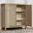 Safura 34.3" W 3-Shelve Solid Wood Sideboard-1333447935-1333447922