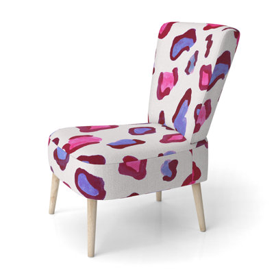Chaise d'appoint en velours Watercolor Animal Skin I - Cabin & Lodge