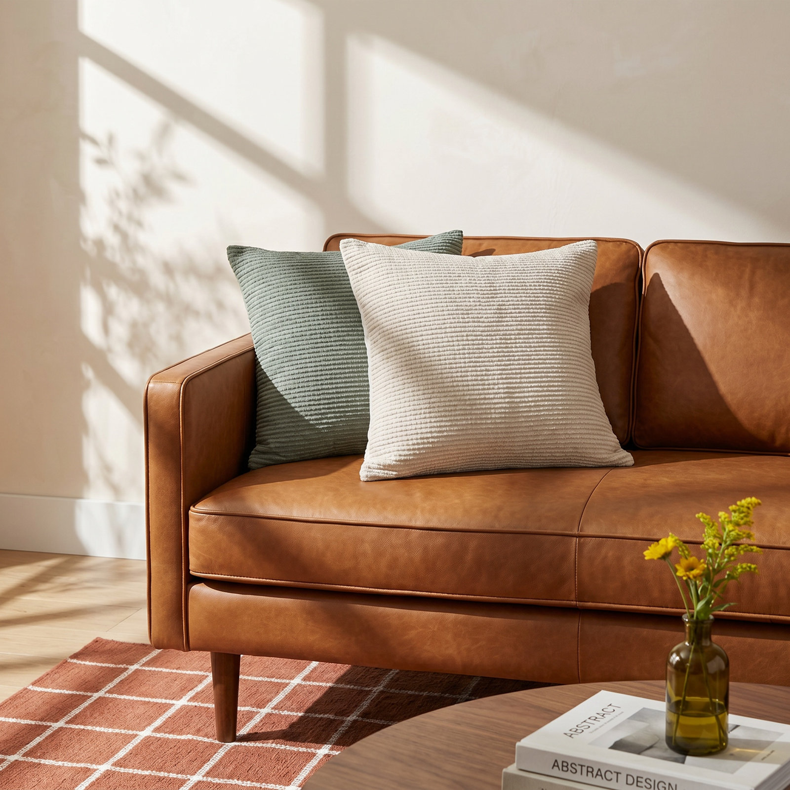 Cotton Pillow Cover, Oyster