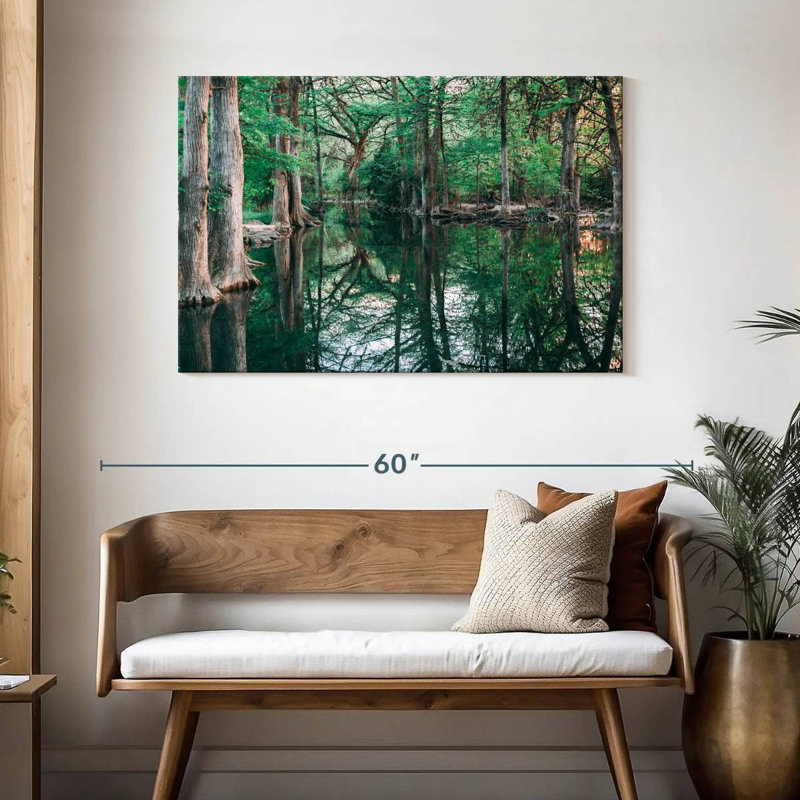 Blue Hole Park Trees, 30" H x 45" W
